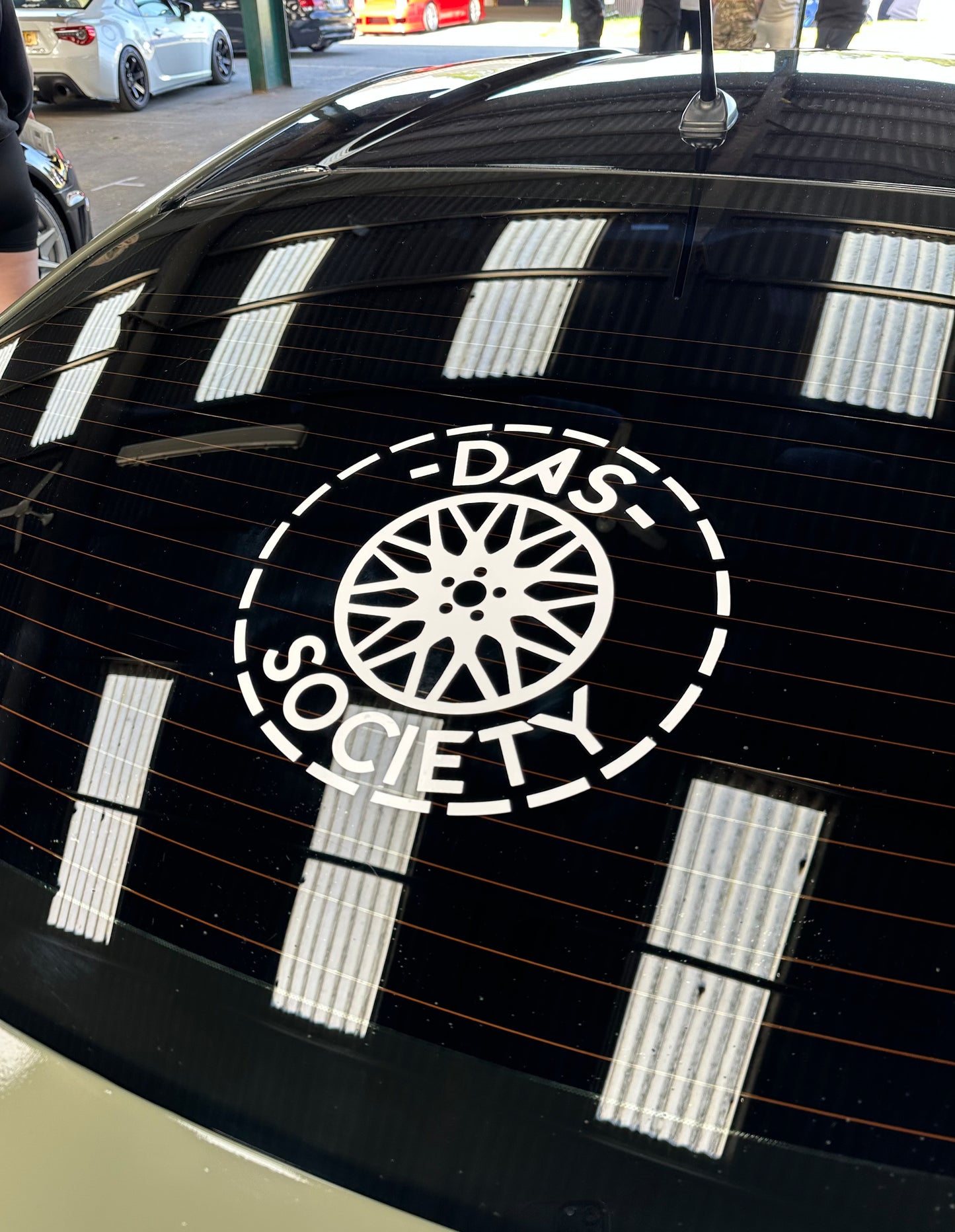 Das Society 290mm Rear window sticker