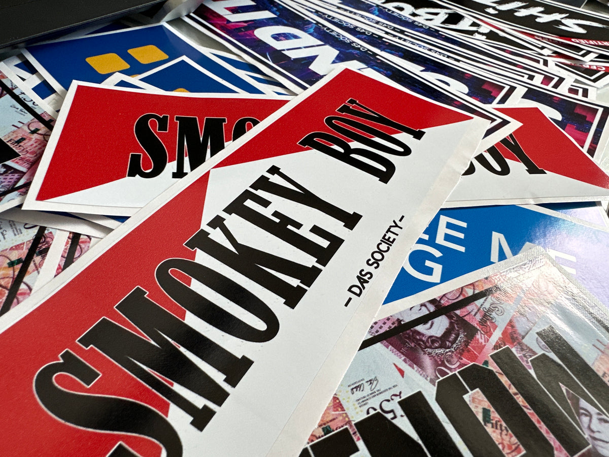 Printed stickers – Das Society