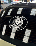 Das Society 290mm Rear window sticker