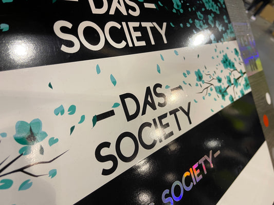 Das Society Teal Blossom Printed