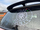 Das Society 290mm Rear window sticker