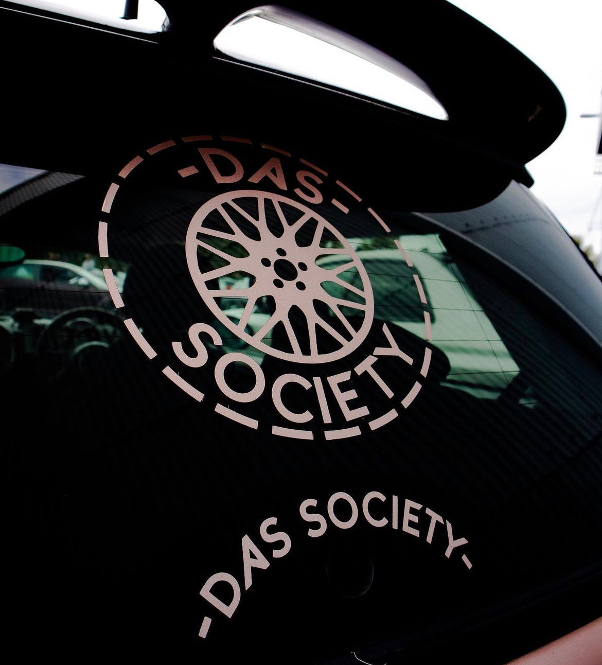 Das Society 290mm Rear window sticker