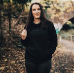 Das Society Black Embroidered Hoodie