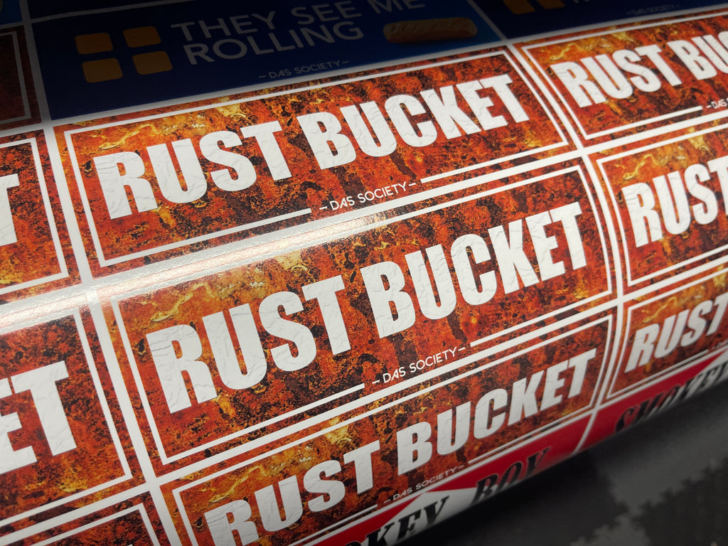 Rust Bucket Slap Sticker – Das Society