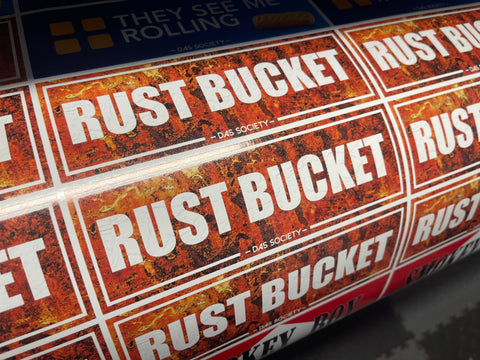 Rust Bucket Slap Sticker