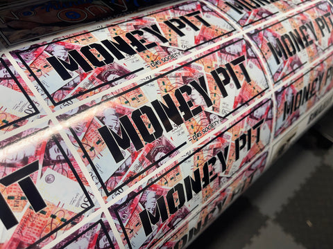 Money Pit Slap Sticker